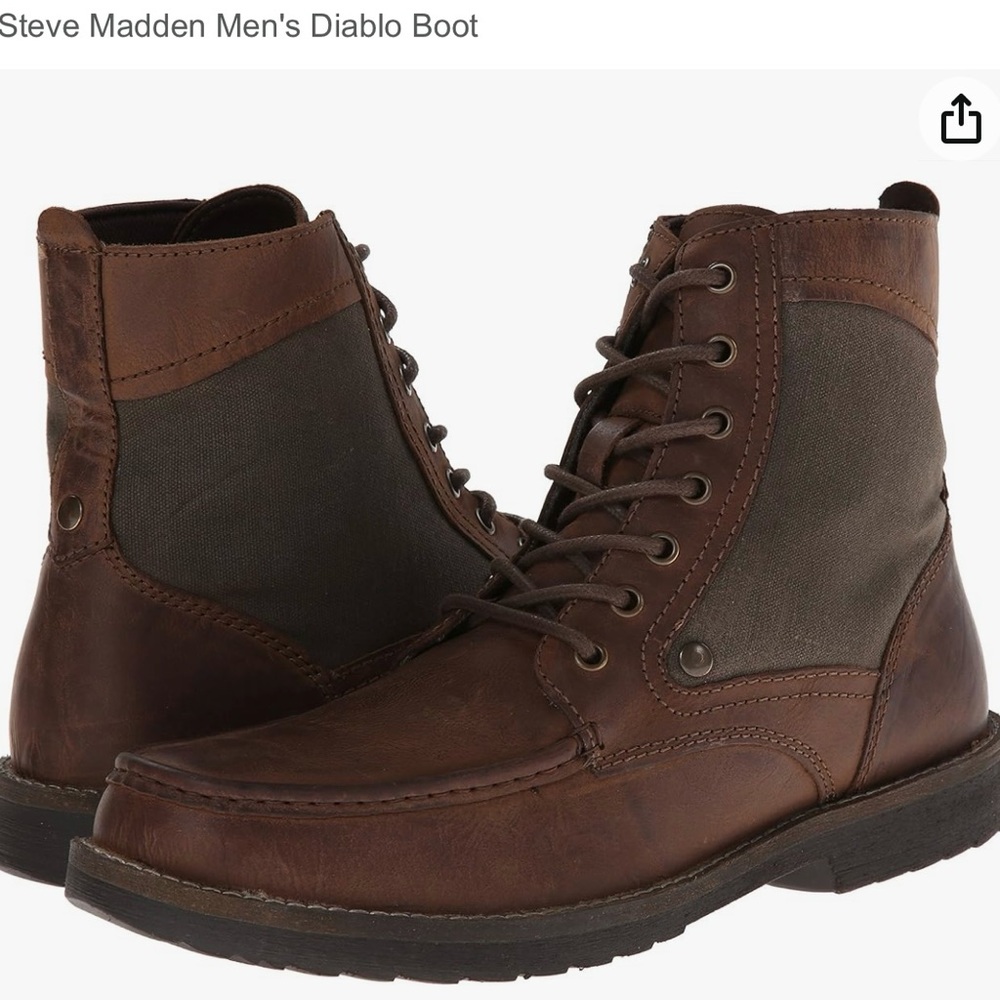 Steve Madden Mens Diablo Boot Combat Mens 10